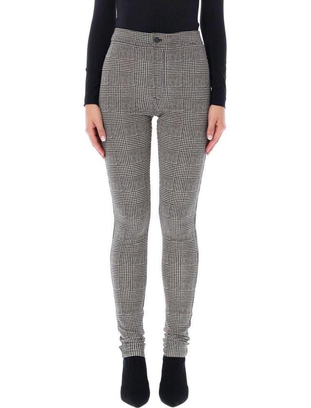 Slim Fit Straight Leg Pants In Grey Product Image