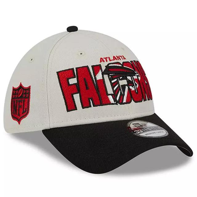 Mens New Era Stone/Black Atlanta Falcons 2023 NFL Draft 39THIRTY Flex Hat Product Image