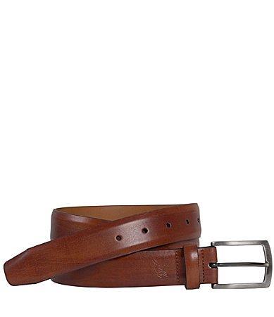 Johnston  Murphy Collection Mens Ellsworth Burnished Leather Belt Product Image