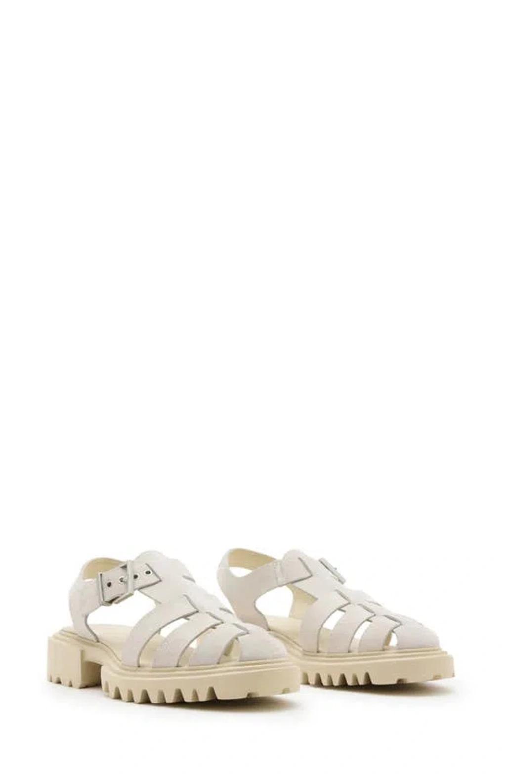 Nessa Fisherman Sandal In Chalk White Product Image