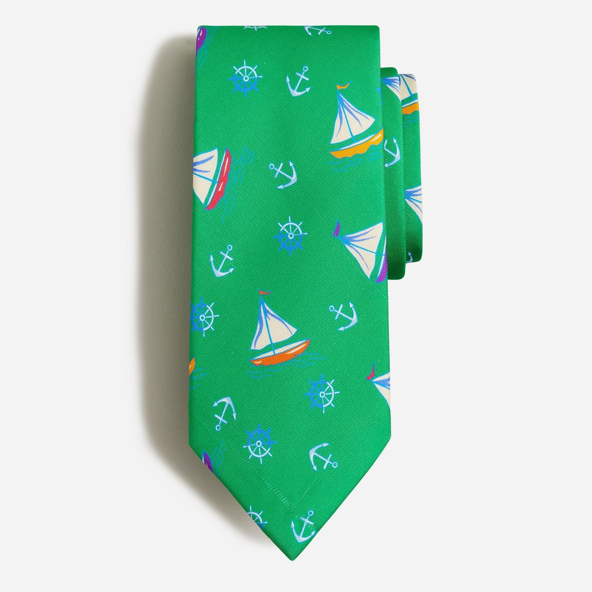 English silk tie in pattern Product Image