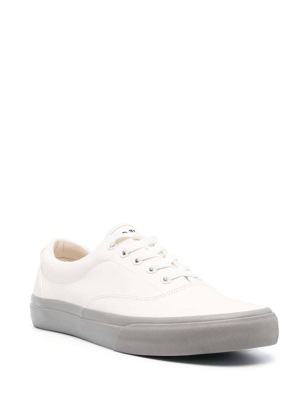 Logo-print Low-top Sneakers In White Product Image