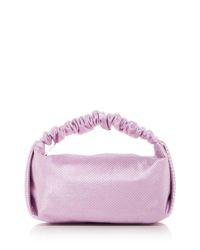 Womens Mini Scrunchie Embellished Shoulder Bag Product Image