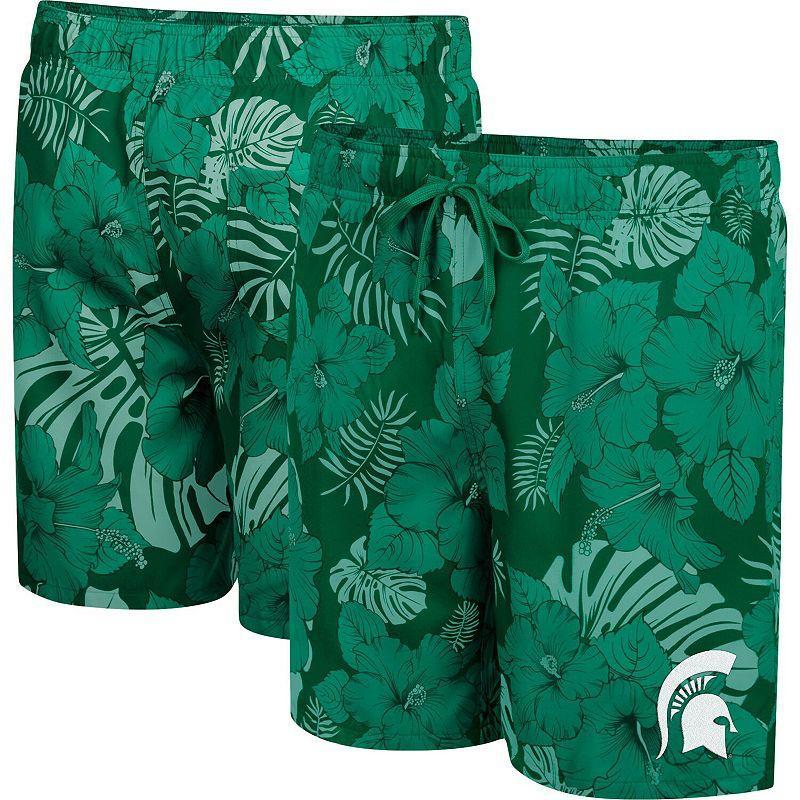 Mens Colosseum Michigan State Spartans The Dude Swim Shorts Product Image