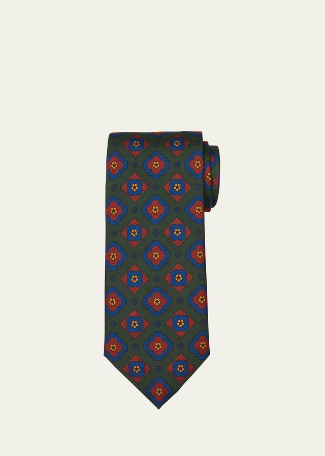 Mens Archivio 3-Fold Silk Tie Product Image