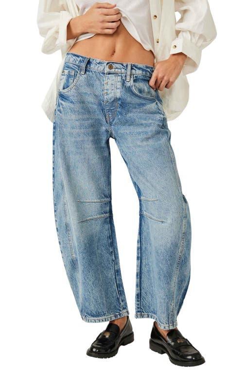 Free People Good Luck Mid Rise Barrel Leg Jeans product image