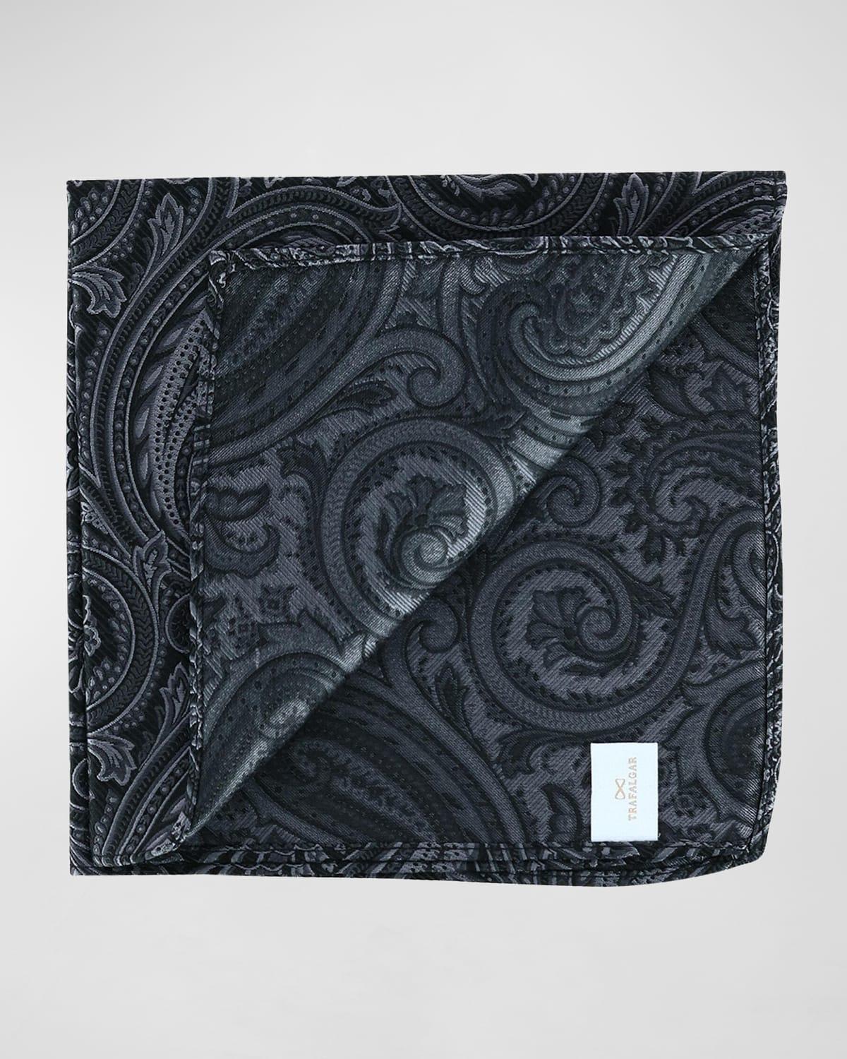 Mens Sobee Collection Pocket Square - Blue Product Image