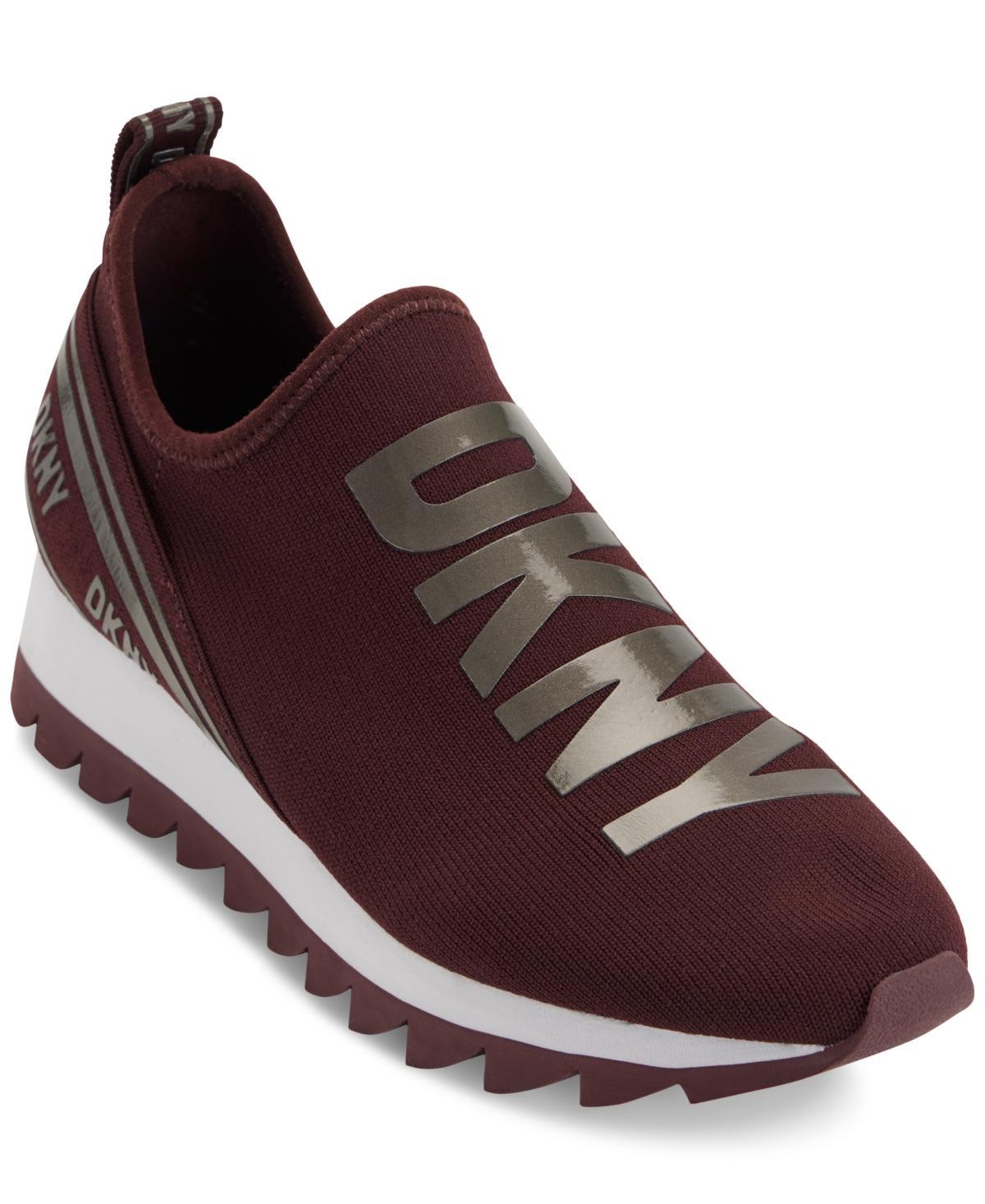 Dkny Womens Abbi Logo Slip-On Running Sneakers Product Image