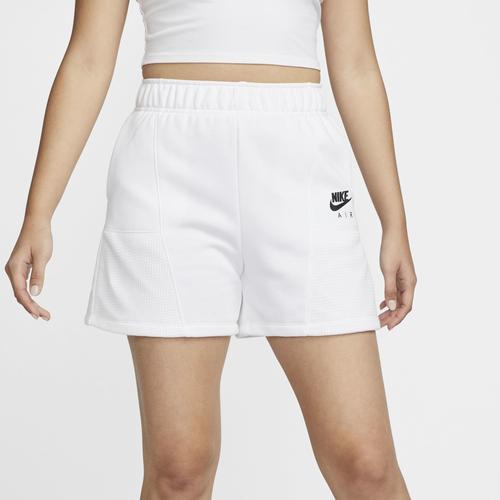 Nike Womens Air Fleece Shorts - White/White Product Image