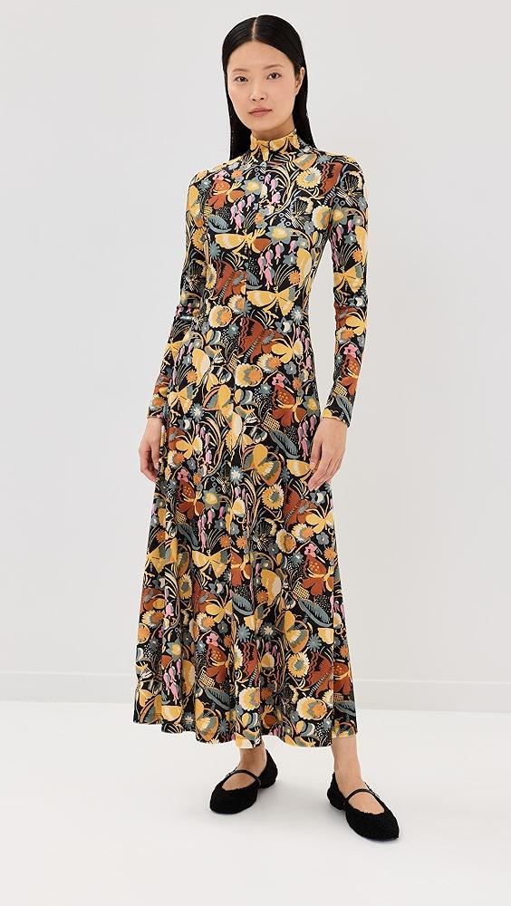 Rosetta Getty Velvet Zip Up Maxi Dress | Shopbop Product Image