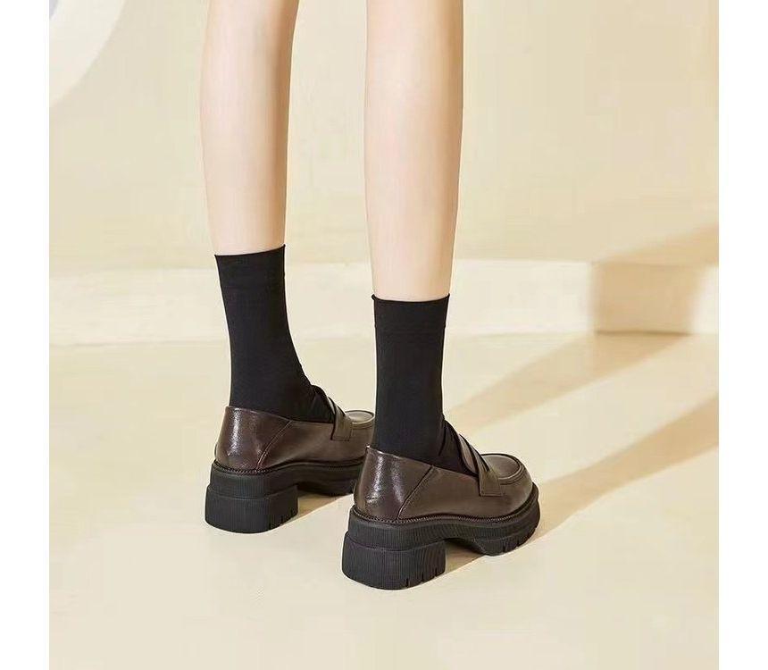 Platform Penny Loafers Product Image