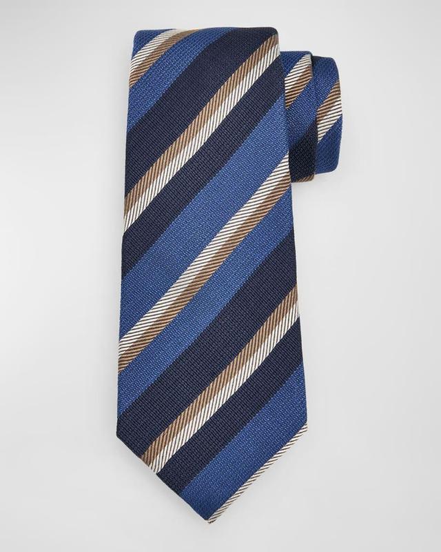 Mens Multi-Stripe Woven Tie Product Image