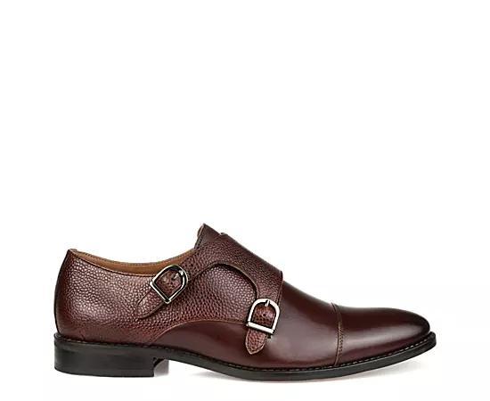 Thomas & Vine Calvin Mens Double Monk Strap Dress Shoes Product Image