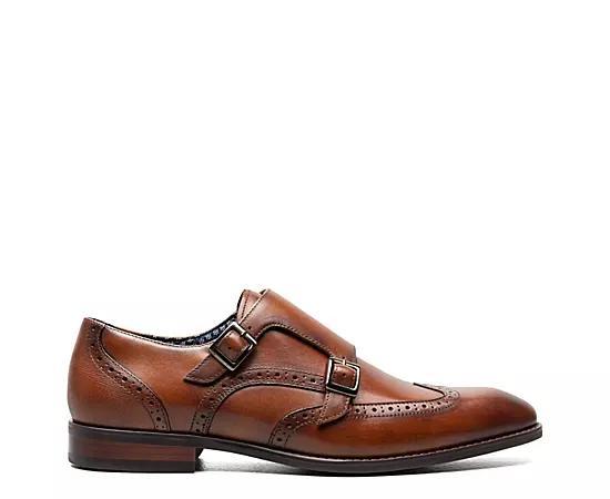 Stacy Adams Karson Wingtip Double Monk Strap Shoe Product Image