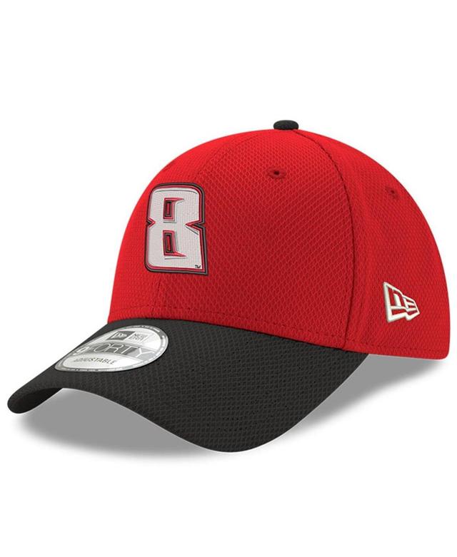 Mens New Era Scarlet Kyle Busch 9FORTY Number Adjustable Hat - Scarlet Product Image