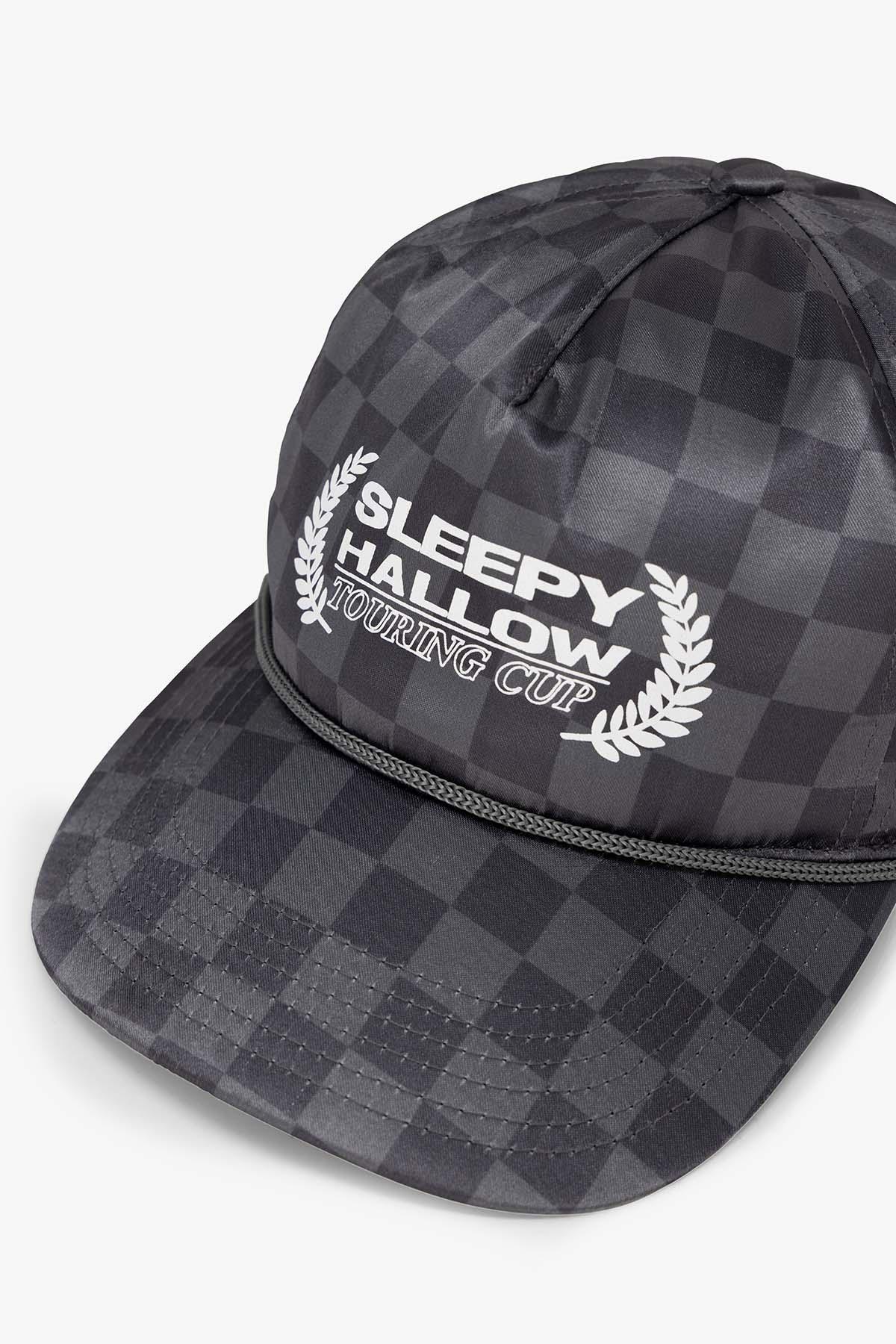 SHRC Checkered Satin Hat - Black Product Image