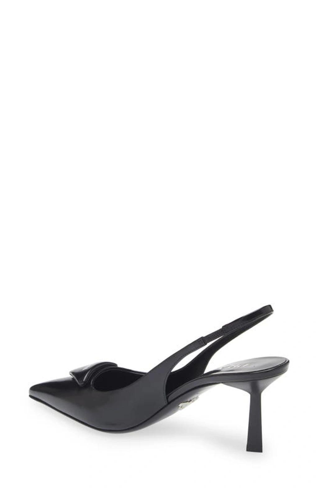 Modellerie Pointed Toe Slingback Pump In Black Product Image