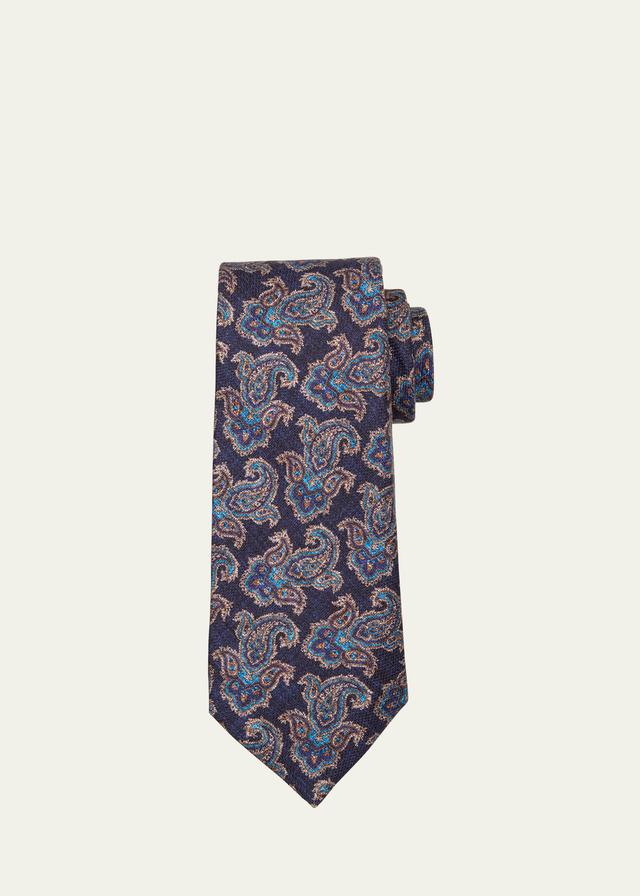 Mens Paisley Silk Tie Product Image