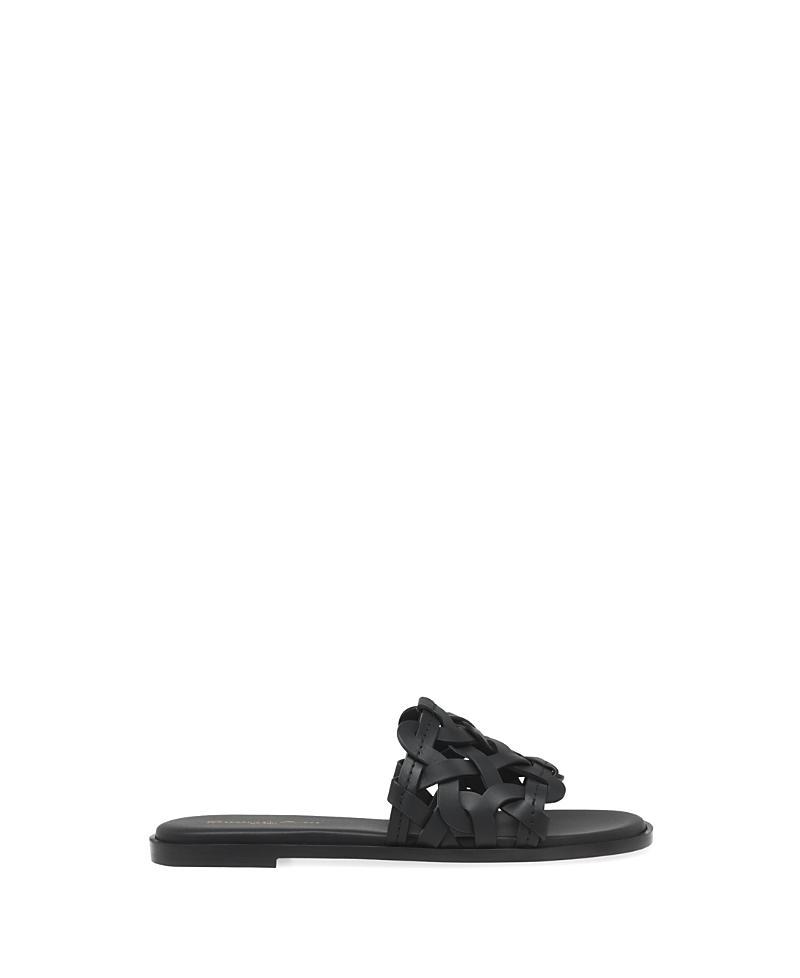 GIANVITO ROSSI Interwoven Leather Sandals In Black Product Image