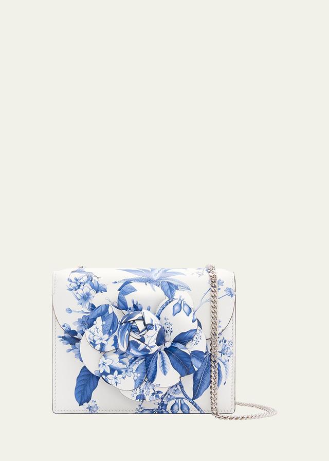 Tro Flower Leather Crossbody Bag Product Image