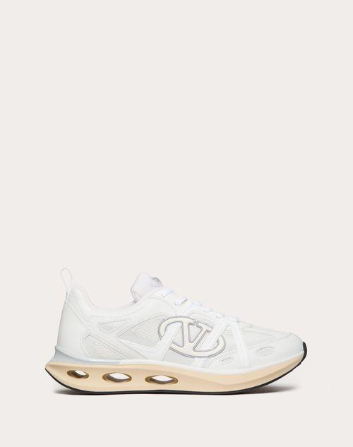 VLOGO EASYJOG LOW-TOP SNEAKER IN CALFSKIN AND FABRIC Product Image