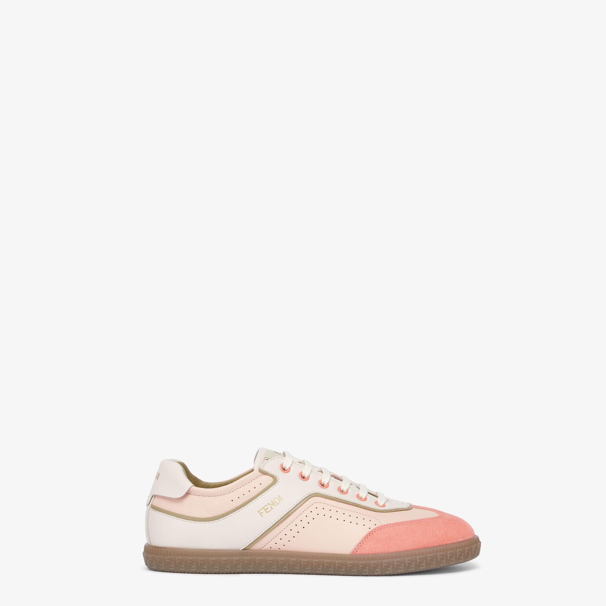 Fendi FlairPink leather low-tops Product Image