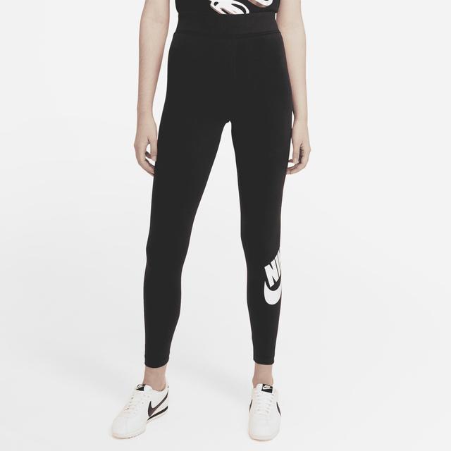 Women's Nike Sportswear Essential High-Waisted Logo Leggings Product Image