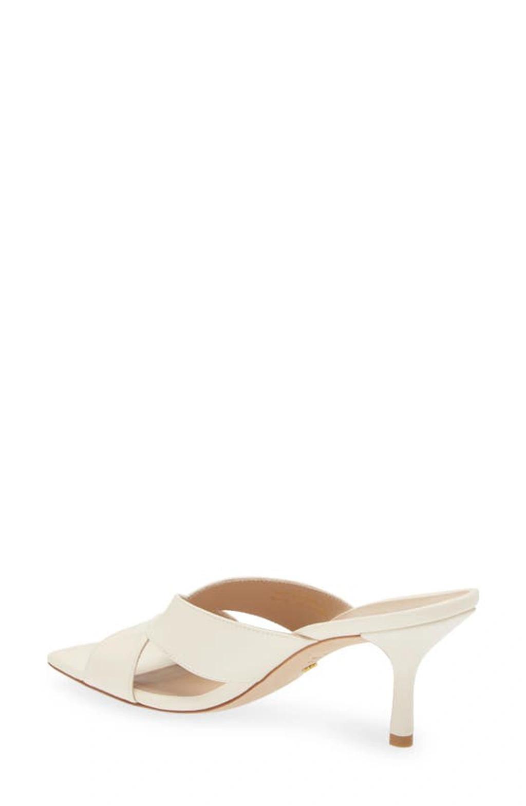 STUART WEITZMAN Women's Carmen 75 Slip On High Heel Sandals In Seashell Product Image