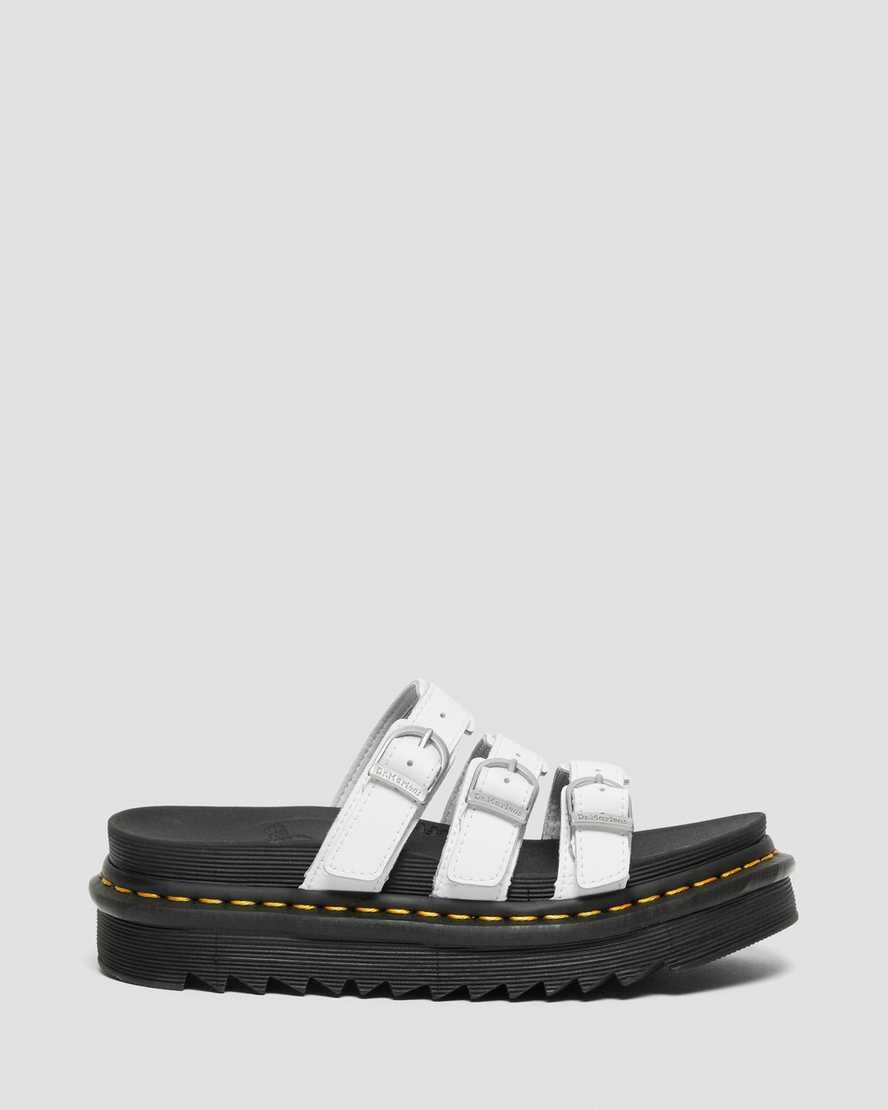 Blaire Leather Slide Sandals Product Image