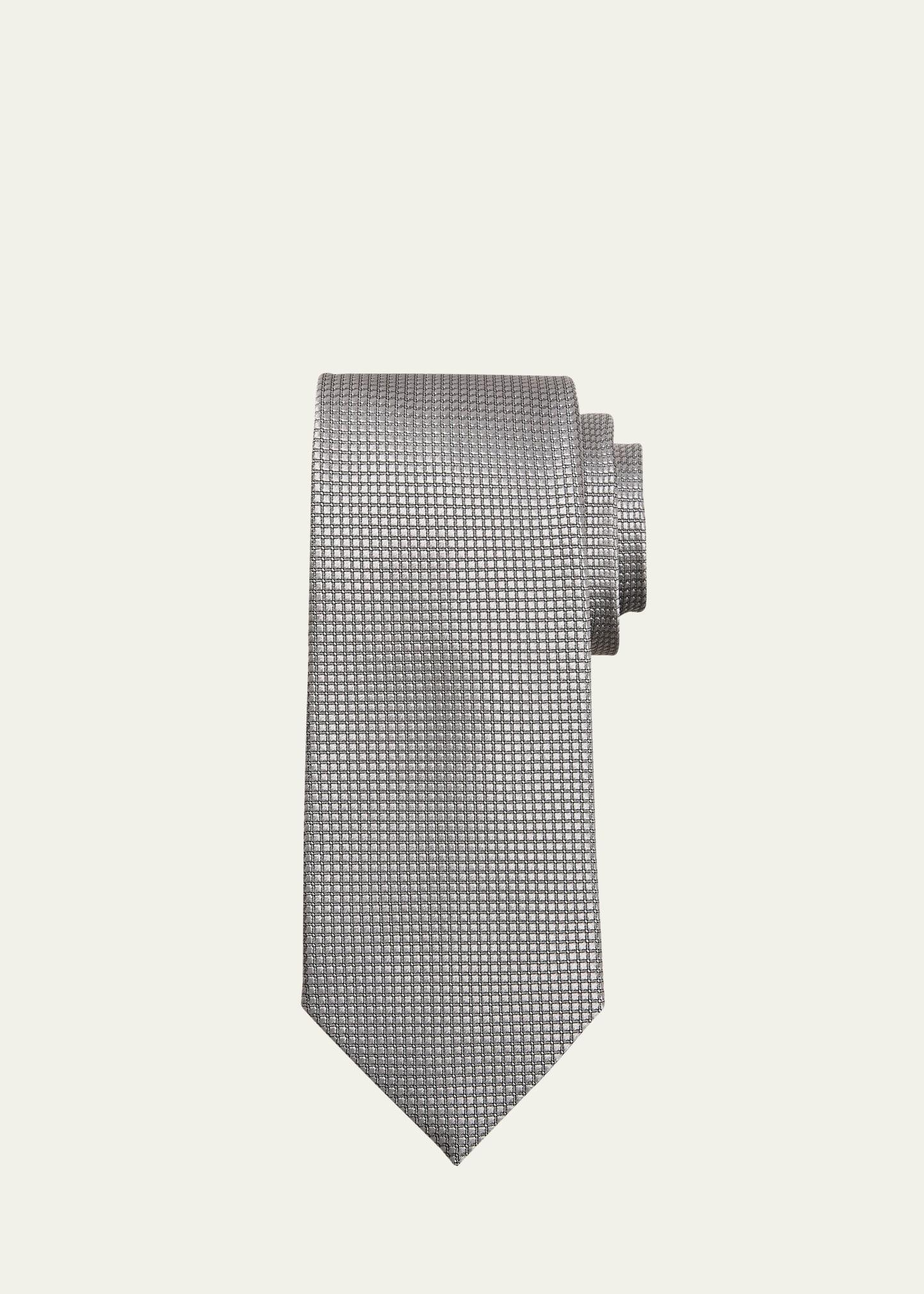 Mens Textured Silk Tie Product Image