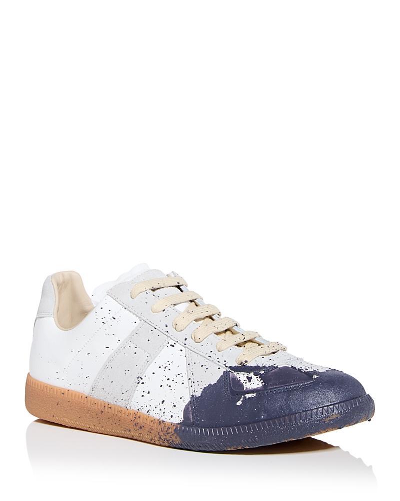 Maison Margiela Mens Paint Replica Low Top Sneakers Product Image