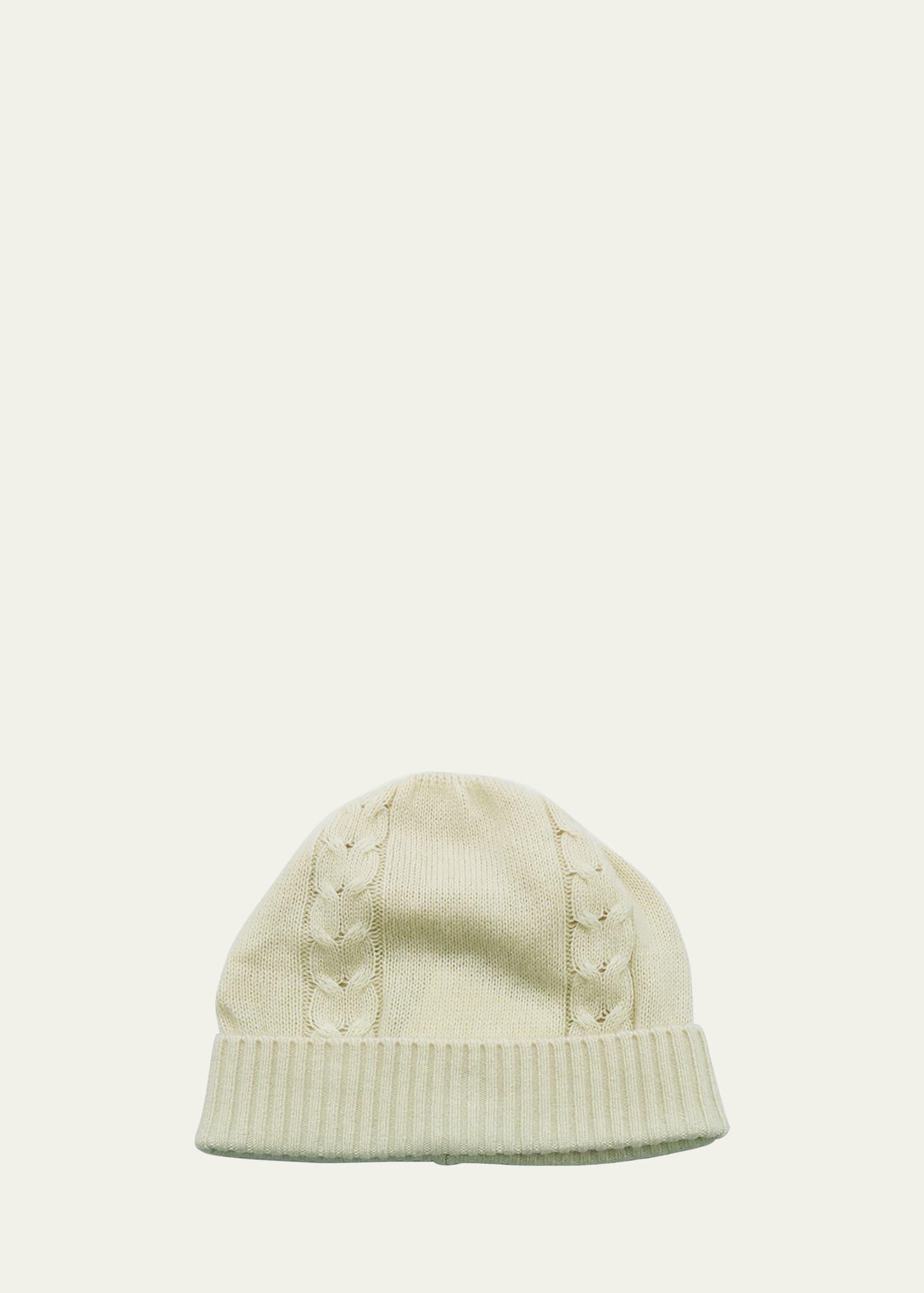 Mens Cable-Knit Beanie Hat Product Image