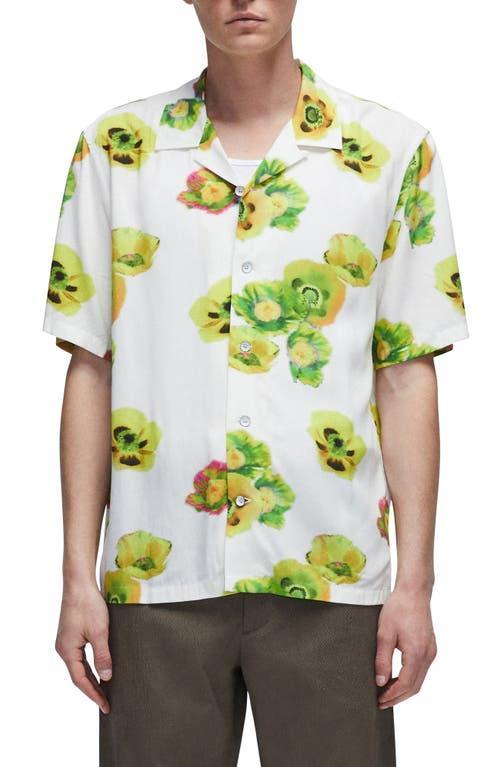 rag & bone Avery Print Short Sleeve Button-Up Camp Shirt Product Image