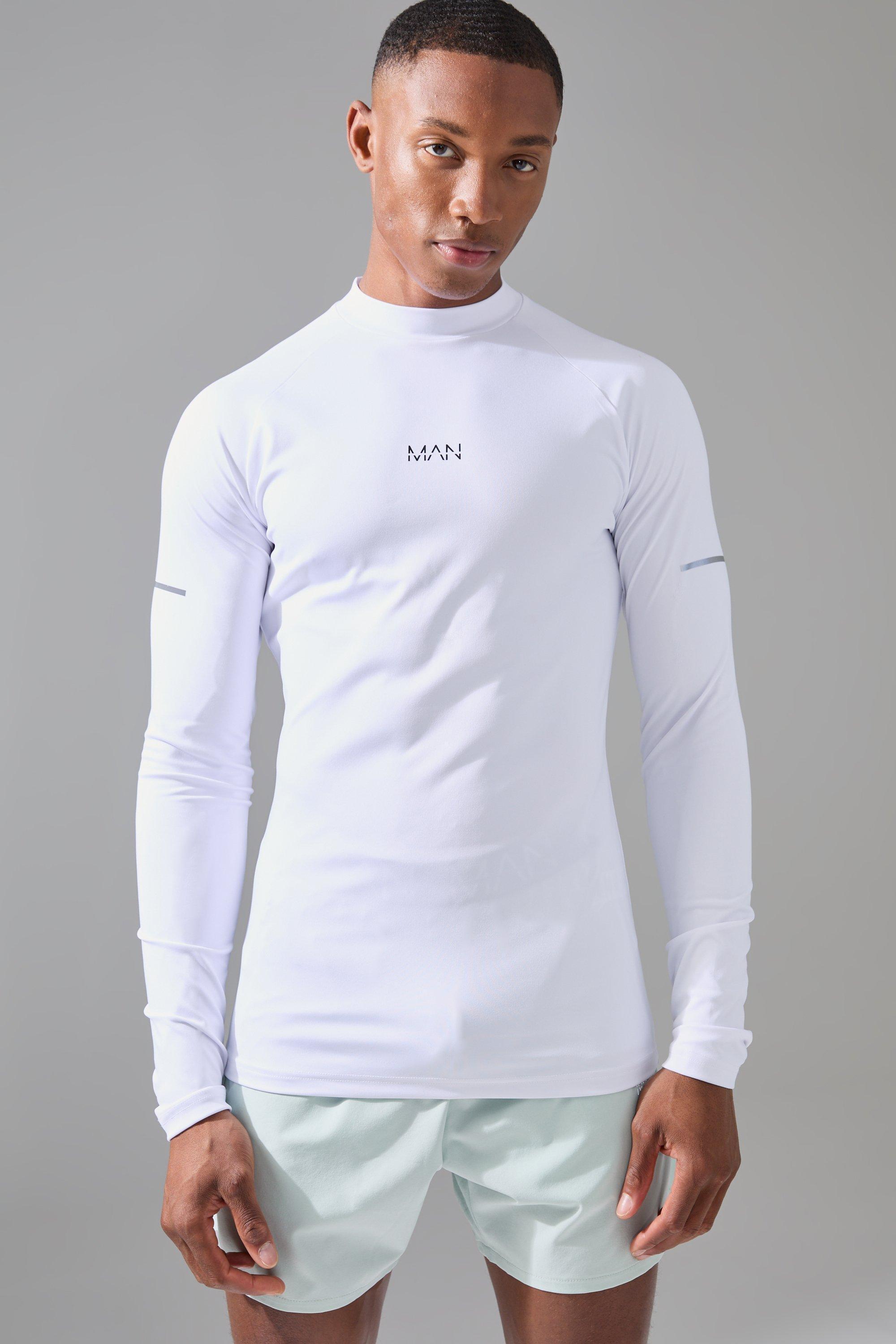 Man Active Compression Training Top | boohooMAN USA Product Image