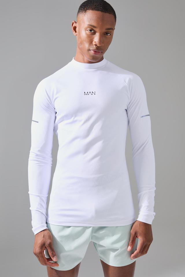 Man Active Compression Training Top | boohooMAN USA Product Image