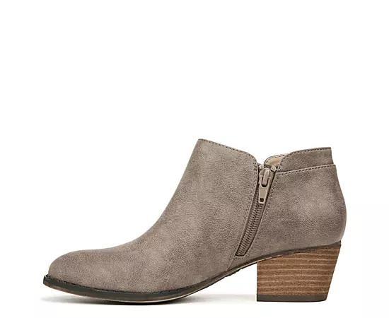 LifeStride Blake Zip Womens Ankle Boots Grey Product Image