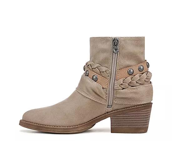 Blowfish Malibu Rally Womens Booties Brown Microsuede Product Image