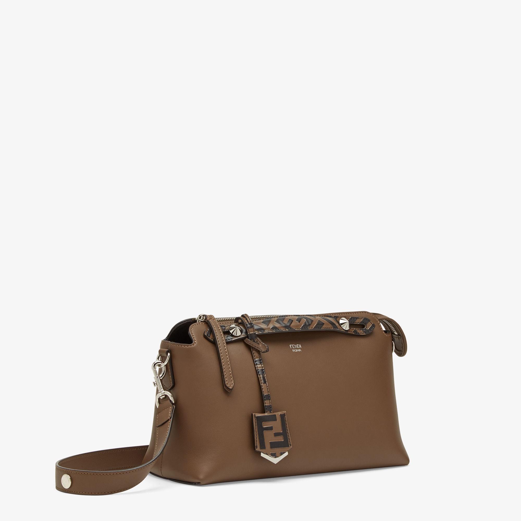 By The Way MediumBrown leather Boston bag Product Image