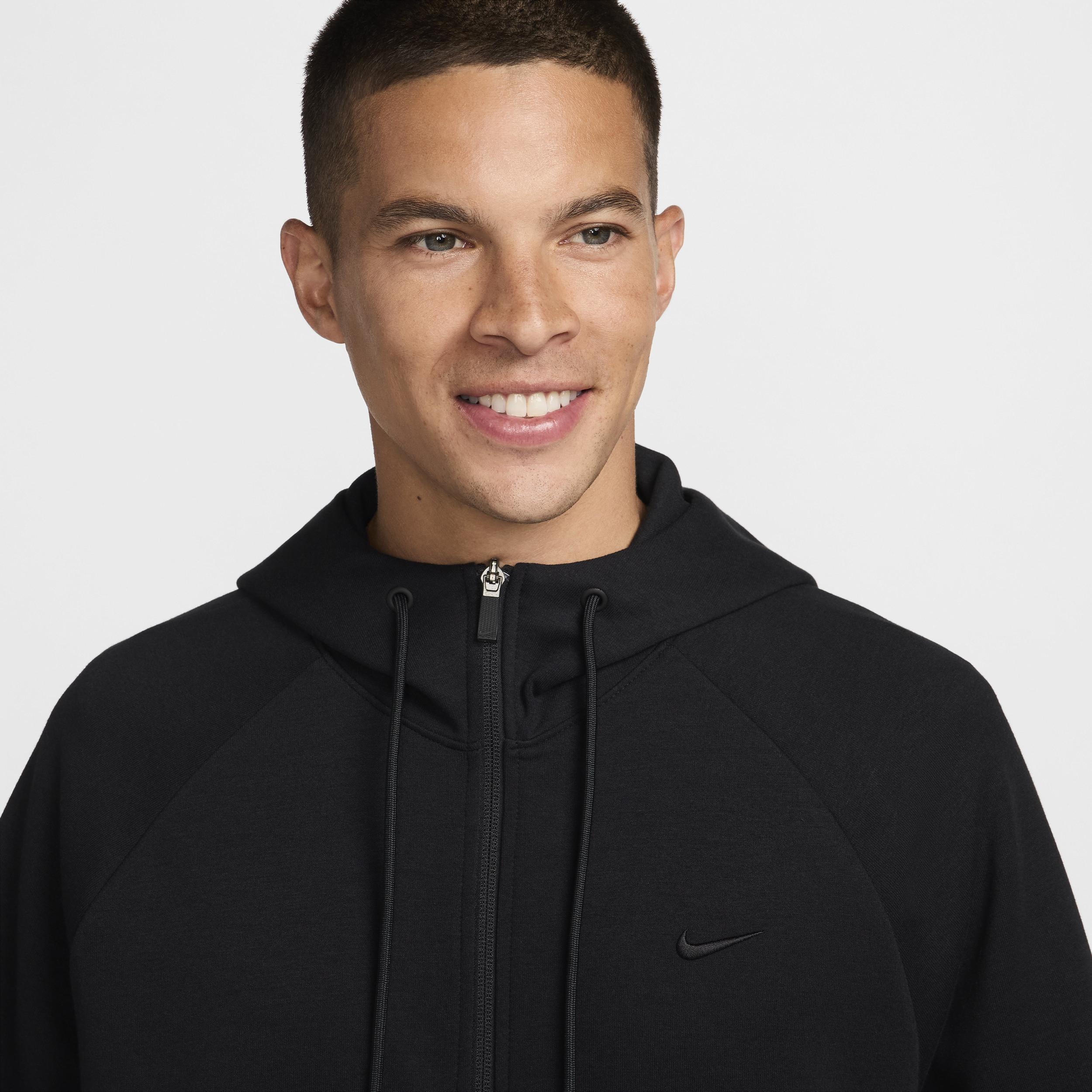 Nike Mens Nike Dri-FIT UV Primary Full-Zip Hoodie - Mens Black/Black Product Image