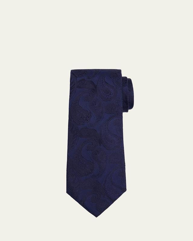 Mens Paisley Silk Tie Product Image