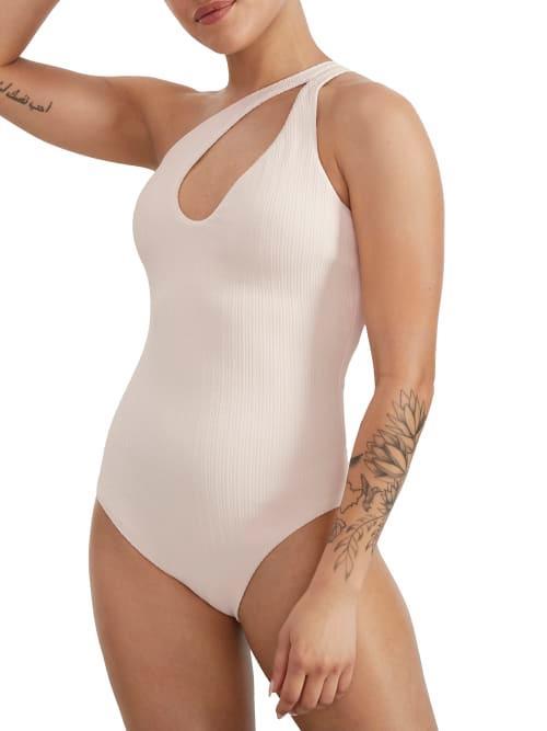 Sandbar Solid One-Shoulder One-Piece Product Image