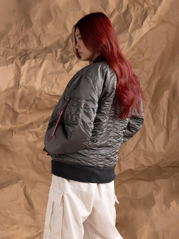 WOMEN'S MA-1 SHIRRING BOMBER JACKET Female Product Image