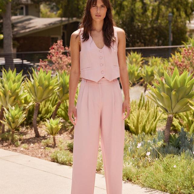 Hailey Pant- Pink Product Image