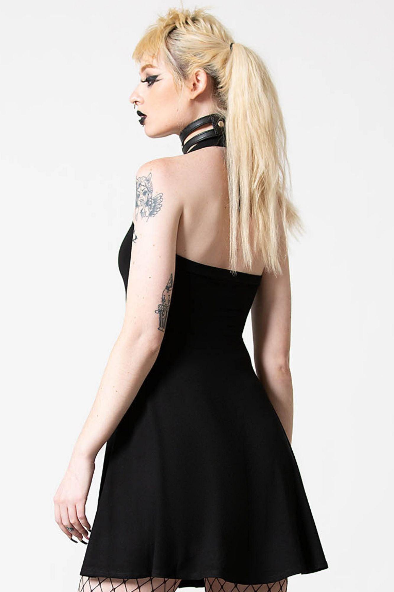 Gothica Halter Dress Female Product Image