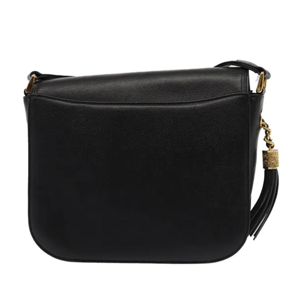 Black Leather Shoulder Bag () Product Image