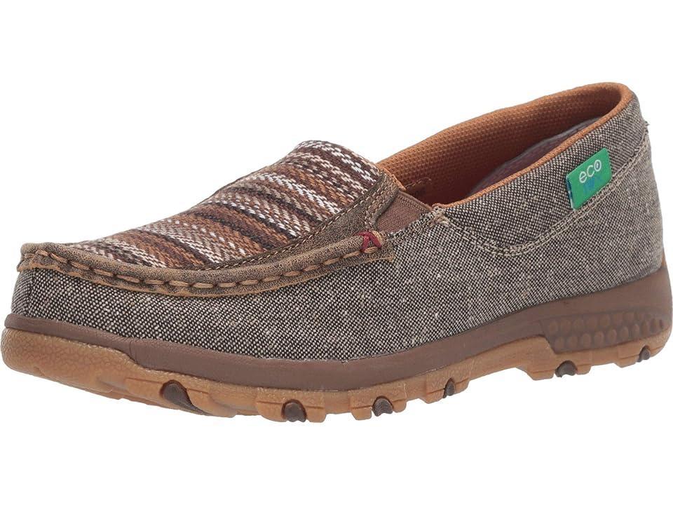 Twisted X WXC0006 Slip-On Driving Moc with CellStretch(r) (Bomber/Multi) Women's Shoes Product Image