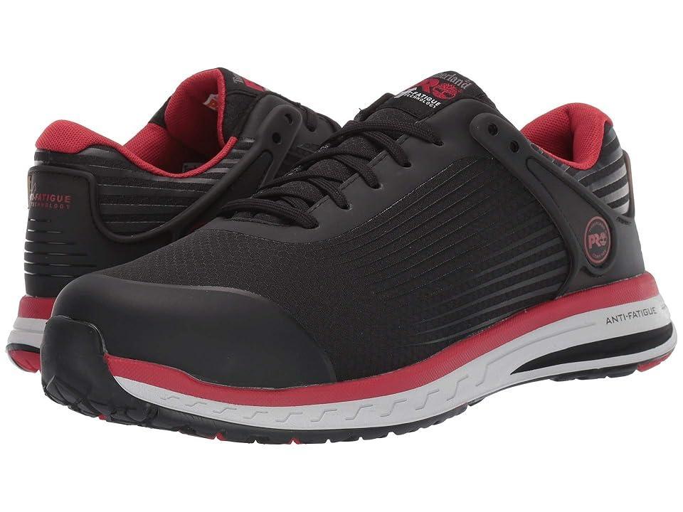 Timberland PRO Drivetrain Composite Safety Toe Red) Men's Shoes Product Image