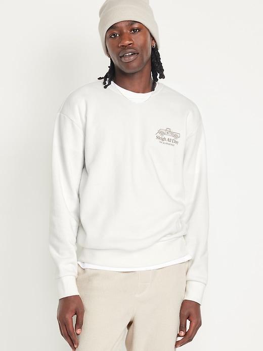 Holiday-Graphic Sweatshirt Product Image