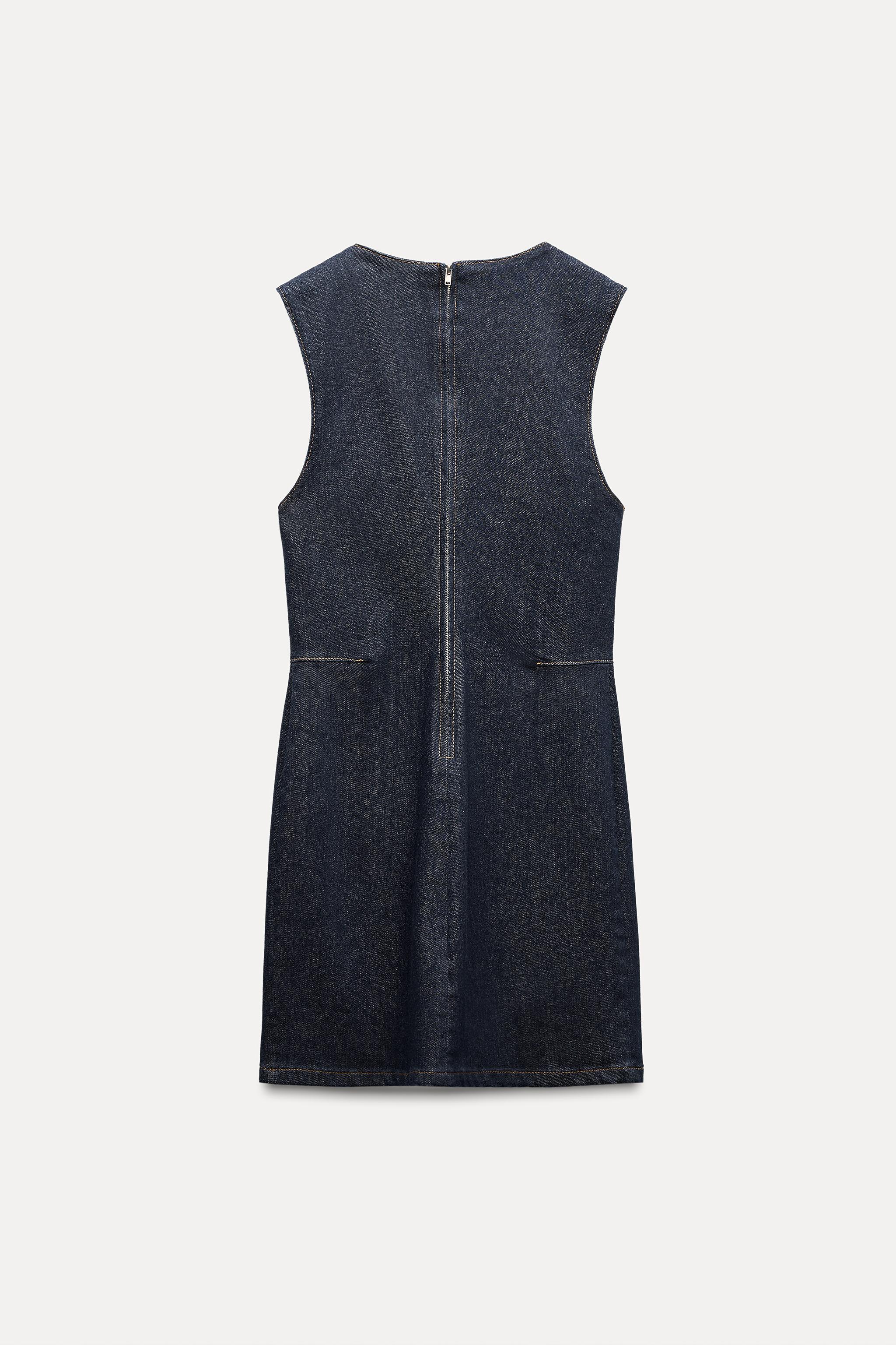 DENIM TRF DRESS Product Image