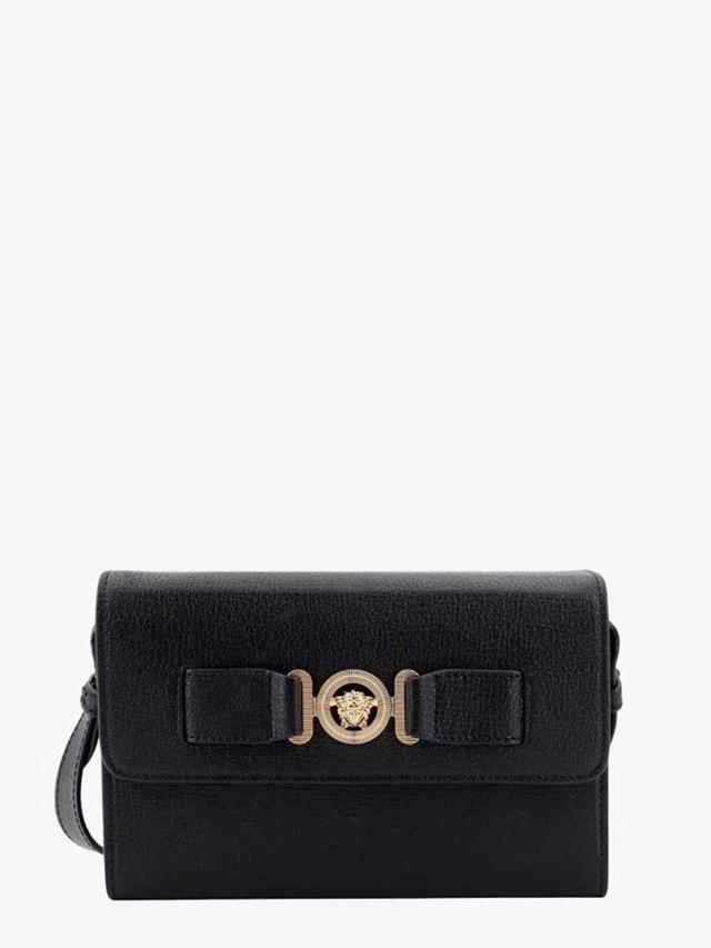 VERSACE Man Medusa Biggie Man Black Shoulder Bags Product Image